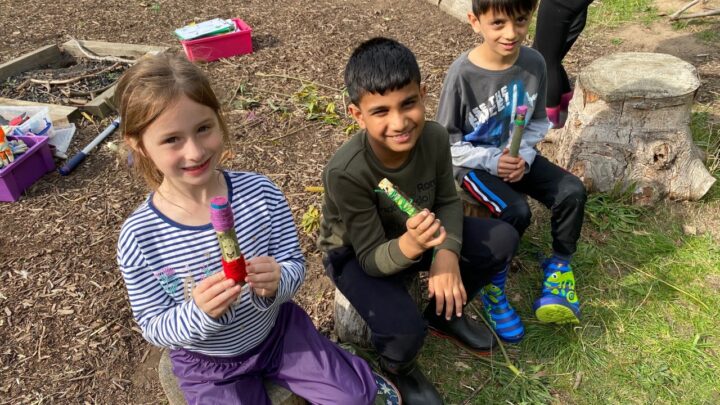 Featured image for Year 3 Forest School – Colour names, learning to whittle & marshmallows