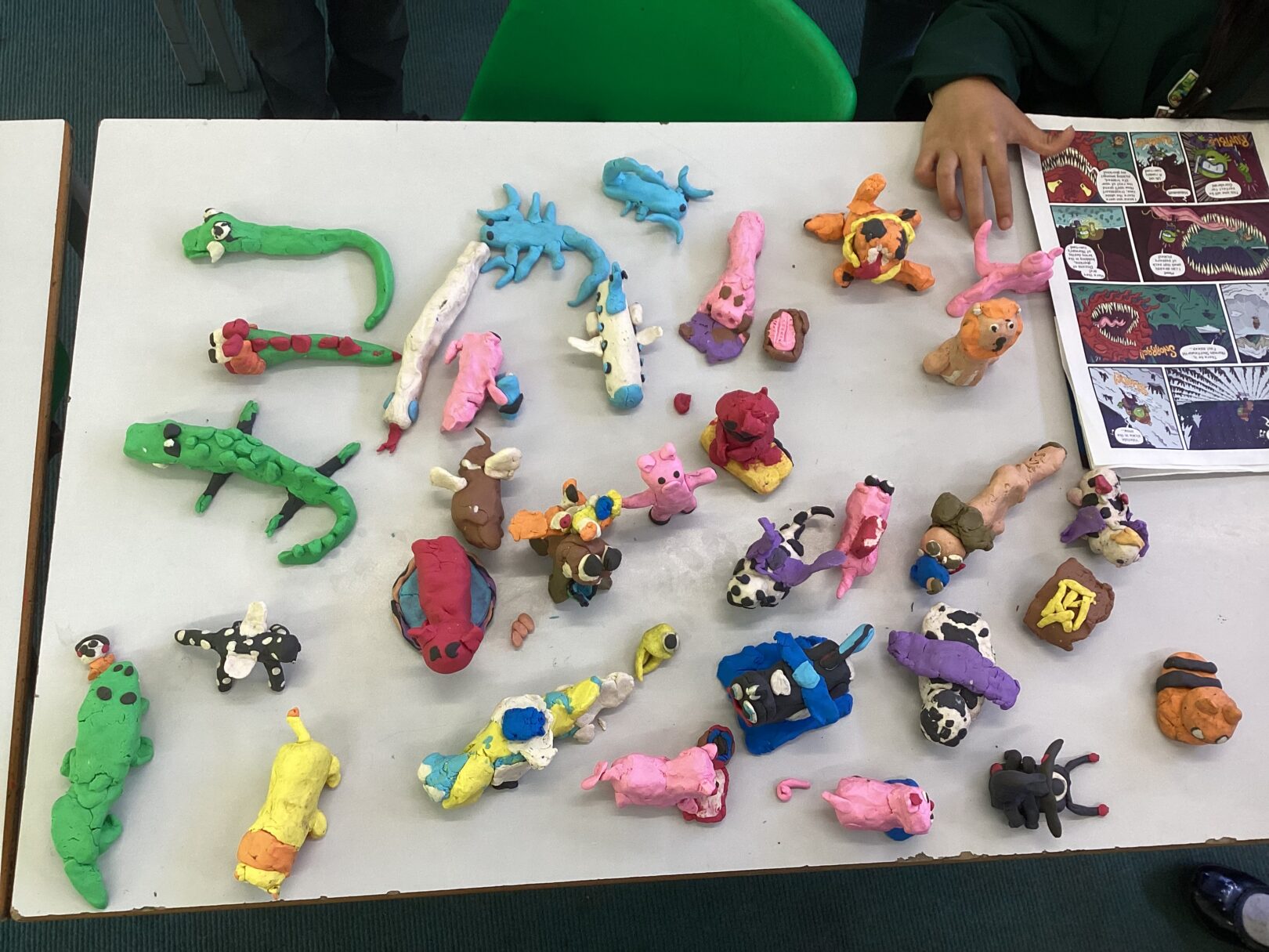 Header image for Year 3 playdoh beasts!